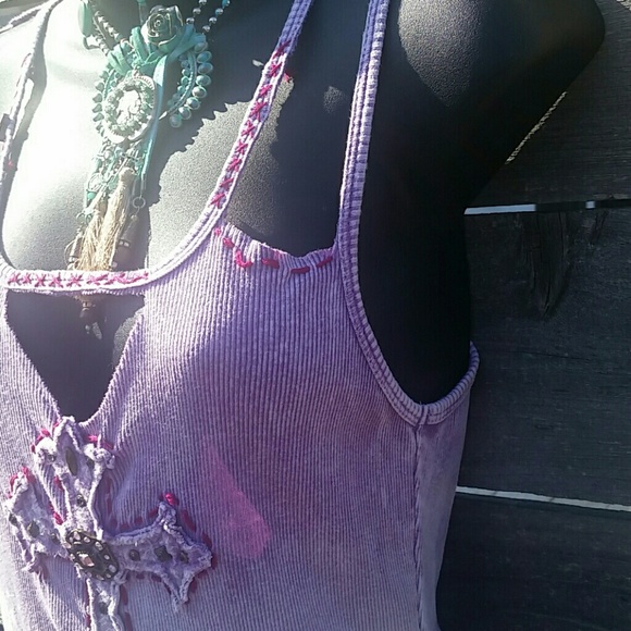 CROSS TIE DYE TANK - Picture 4 of 7